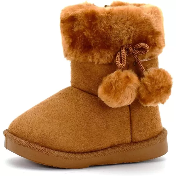 Nova Mountain Little Kids Winter Snow BootsNfwb122  Chestnut