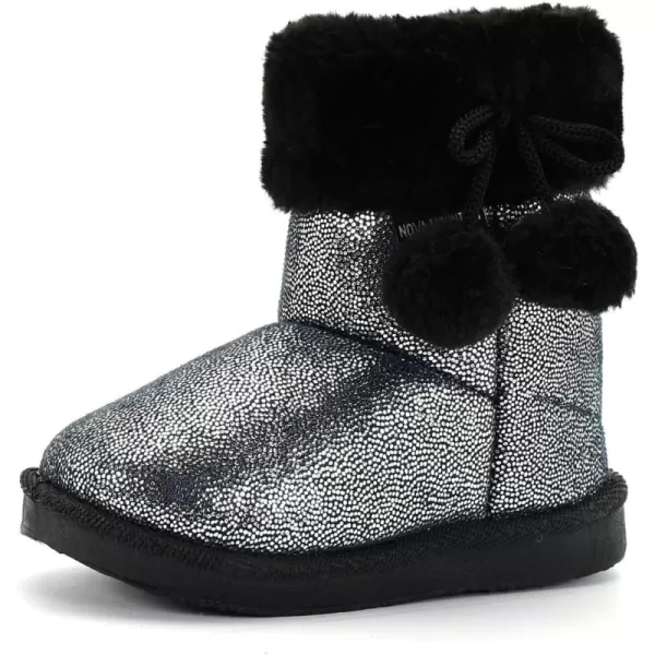 Nova Mountain Little Kids Winter Snow BootsNfwb122  Silver