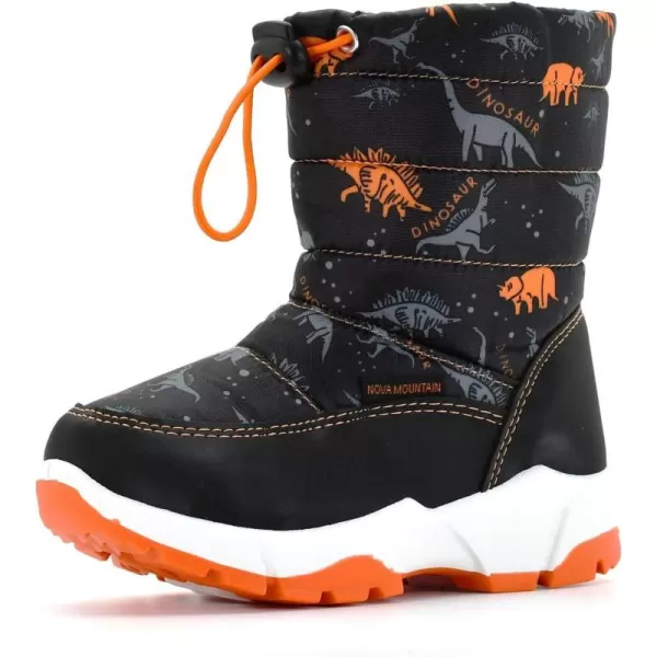 Nova Toddler Boys and Girls Winter Snow BootsNfwb102  Orangedino