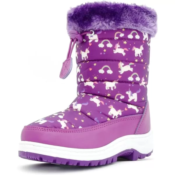 Nova Toddler Boys and Girls Winter Snow BootsNfwb103  Purpleunicorn