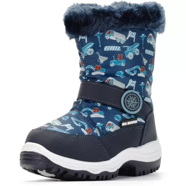 Nova Toddler Boys and Girls Winter Snow BootsNfwbn810b  Bluemulti