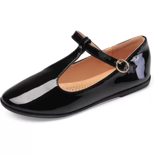 Nova Utopia Toddler Little Girls Dress Ballet Mary Jane Bow Flat ShoesNf62  Blackpatent