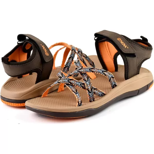 Nova Utopia Womens Sport Sandals Beach SandalsOrange