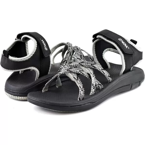 Nova Utopia Womens Sport Sandals Beach SandalsSilver