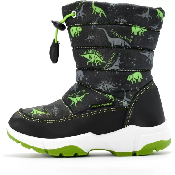 Nova Toddler Boys and Girls Winter Snow BootsNfwb102  Greendino