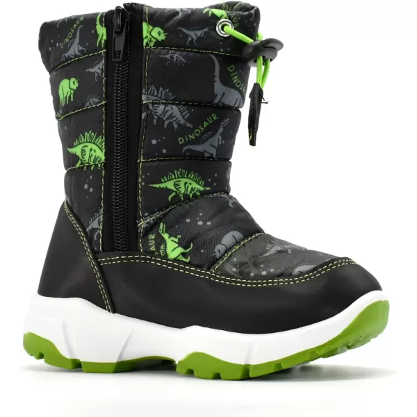 Nova Toddler Boys and Girls Winter Snow BootsNfwb102  Greendino