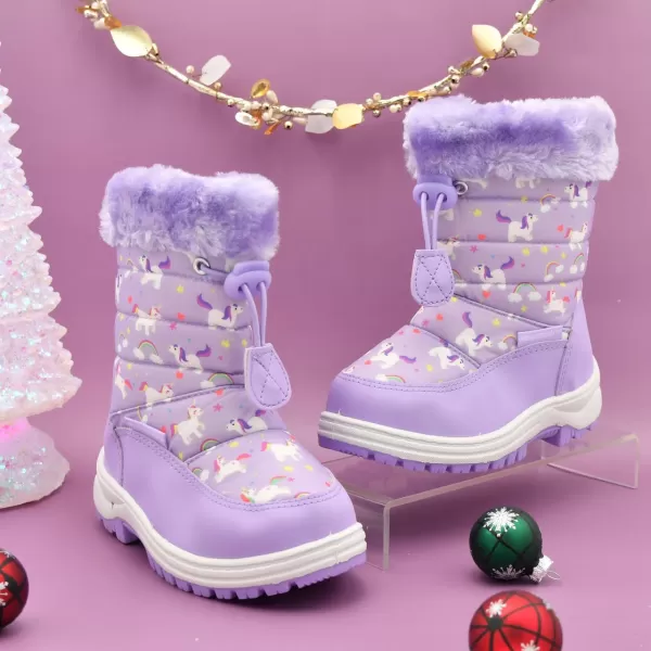 Nova Toddler Boys and Girls Winter Snow BootsNfwb103  Lilacunicorn