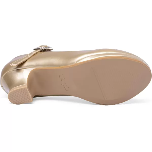 Nova Utopia Girls LowMedium Platform Sandal ShoesNfgh519  Gold
