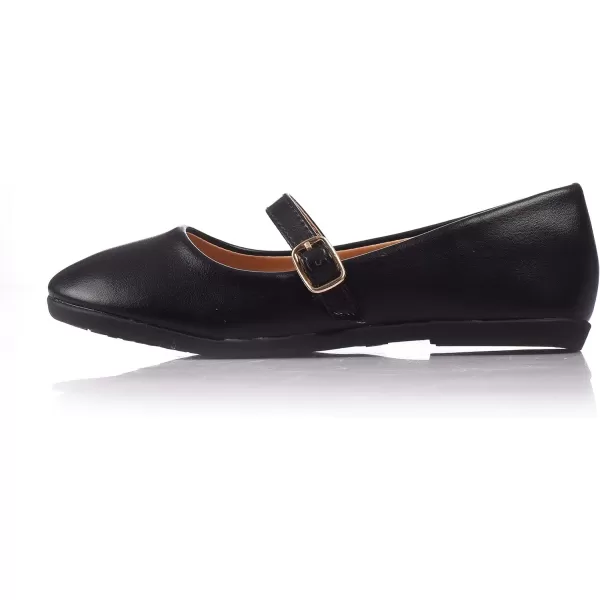 Nova Utopia Toddler Little Girls Dress Ballet Mary Jane Bow Flat ShoesNf60a N  Blackpu