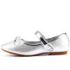 imageNova Utopia Toddler Little Girls Ballet Flat ShoesNfgf313n2  Silver