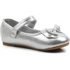 imageNova Utopia Toddler Little Girls Ballet Flat ShoesNfgf319  Silver