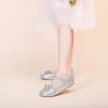 imageNova Utopia Toddler Little Girls Ballet Flat ShoesNfgf319  Silver
