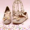 imageNova Utopia Toddler Little Girls Ballet Flat ShoesNfgf329  Champagneglitter