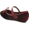 imageNova Utopia Toddler Little Girls Ballet Flat ShoesNfgf3312  Burgundysuede