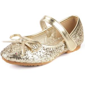 imageNova Utopia Toddler Little Girls Ballet Flat ShoesNfgf312n3  Gold
