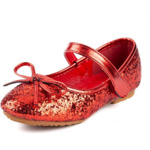 imageNova Utopia Toddler Little Girls Ballet Flat ShoesNfgf312n3  Red
