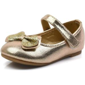 imageNova Utopia Toddler Little Girls Ballet Flat ShoesNfgf319  Gold