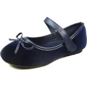 imageNova Utopia Toddler Little Girls Ballet Flat ShoesNfgf4312  Navysuede