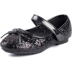 imageNova Utopia Toddler Little Girls Ballet Flat ShoesNfgf4312n3  Black