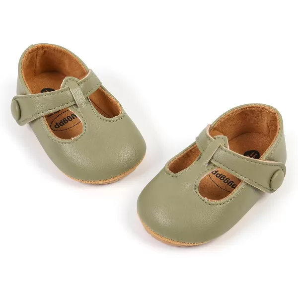 SOFMUO Baby Boys Girls Lace Up Leather Sneakers Soft Rubber Sole Infant Moccasins Newborn Oxford Loafers AntiSlip Toddler Wedding Uniform Dress ShoesA02Green
