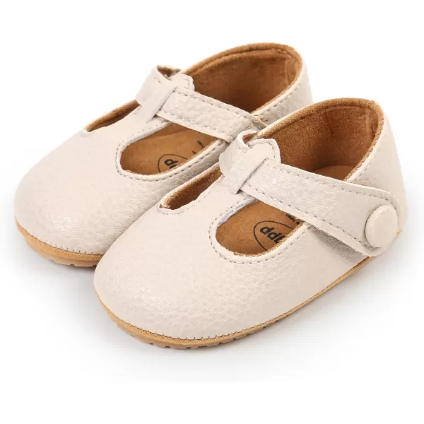 SOFMUO Baby Boys Girls Lace Up Leather Sneakers Soft Rubber Sole Infant Moccasins Newborn Oxford Loafers AntiSlip Toddler Wedding Uniform Dress ShoesA02Beige