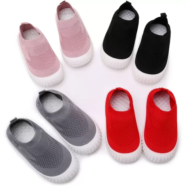 SOFMUO Baby FirstWalking Shoes 14 Years Toddler Trainers Sneakers Infant Boys Girls Non Slip Soft Sole Little Kid Mesh Outdoor Shoes
