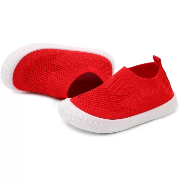 SOFMUO Baby FirstWalking Shoes 14 Years Toddler Trainers Sneakers Infant Boys Girls Non Slip Soft Sole Little Kid Mesh Outdoor Shoes