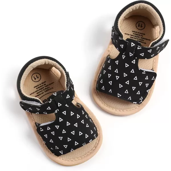 SOFMUO Baby Girl Sandals Bowknot Soft Infant Girls Princess Dress Summer Walking ShoesA01Black
