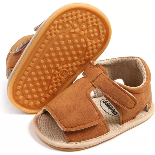 SOFMUO Baby Girl Sandals Bowknot Soft Infant Girls Princess Dress Summer Walking ShoesA01Brown