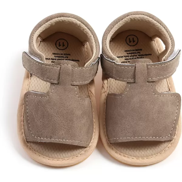 SOFMUO Baby Girl Sandals Bowknot Soft Infant Girls Princess Dress Summer Walking ShoesA01Grey