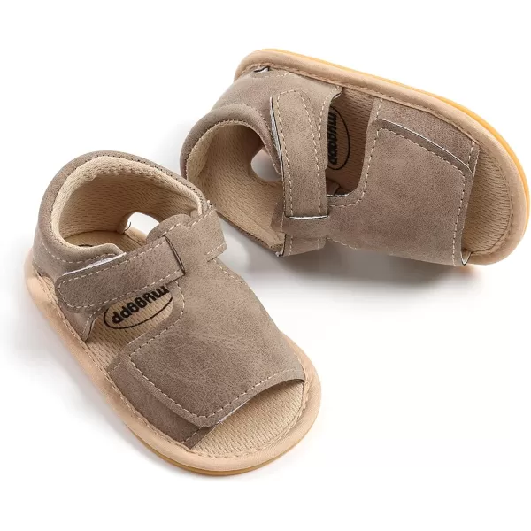 SOFMUO Baby Girl Sandals Bowknot Soft Infant Girls Princess Dress Summer Walking ShoesA01Grey