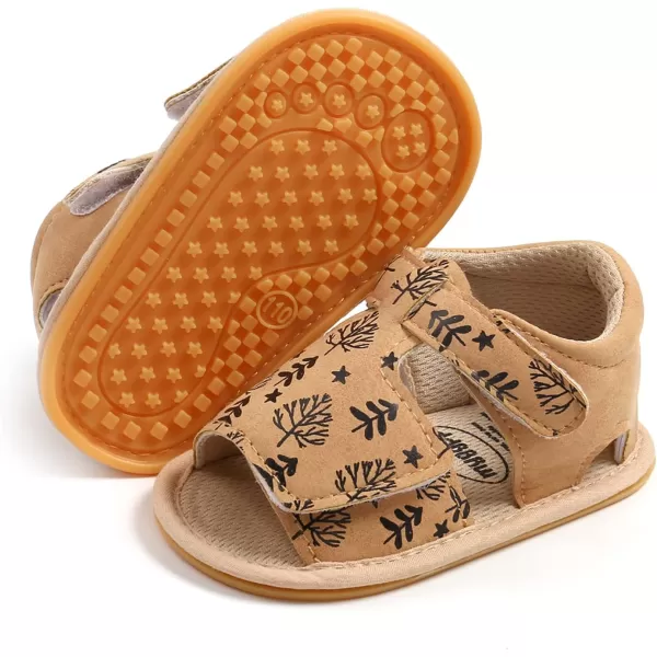 SOFMUO Baby Girl Sandals Bowknot Soft Infant Girls Princess Dress Summer Walking ShoesA01Leaf