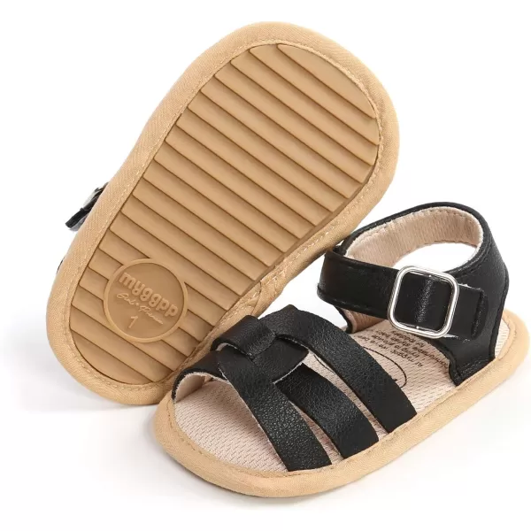 SOFMUO Baby Girl Sandals Bowknot Soft Infant Girls Princess Dress Summer Walking ShoesBBlack