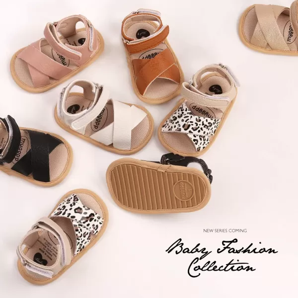SOFMUO Baby Girl Sandals Bowknot Soft Infant Girls Princess Dress Summer Walking ShoesDLeopard