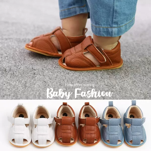 SOFMUO Baby Girls Boys Sparkly Bowknot Sandals Premium Soft AntiSlip Rubber Sole Infant Summer Outdoor Shoes Toddler First WalkersA3White