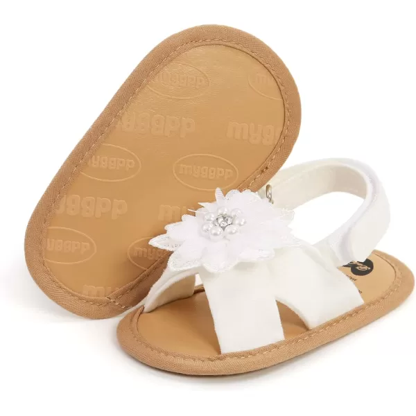 SOFMUO Baby Girls Floral Closed Toe Sandals NonSlip Soft Rubber Sole Infant Toddler Summer Walking ShoesA03Yellow