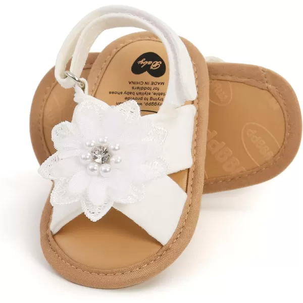 SOFMUO Baby Girls Floral Closed Toe Sandals NonSlip Soft Rubber Sole Infant Toddler Summer Walking ShoesA03Yellow
