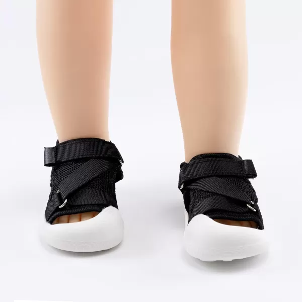 Toddler Boys Girls Unisex Baby Summer Sport Sandals Closed Toe NonSlip Rubber Sole Pool Beach Mesh Sneakers Lightweight Outdoor Water ShoesBblack