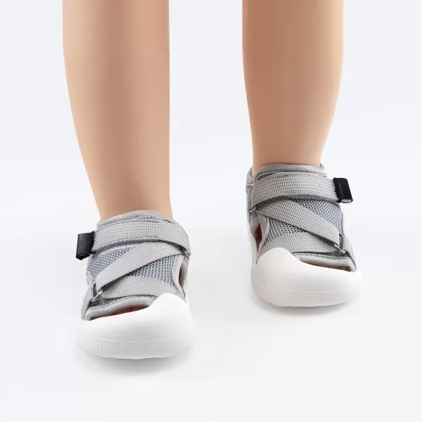 Toddler Boys Girls Unisex Baby Summer Sport Sandals Closed Toe NonSlip Rubber Sole Pool Beach Mesh Sneakers Lightweight Outdoor Water ShoesBgrey