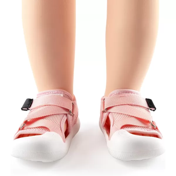 Toddler Boys Girls Unisex Baby Summer Sport Sandals Closed Toe NonSlip Rubber Sole Pool Beach Mesh Sneakers Lightweight Outdoor Water ShoesBpink