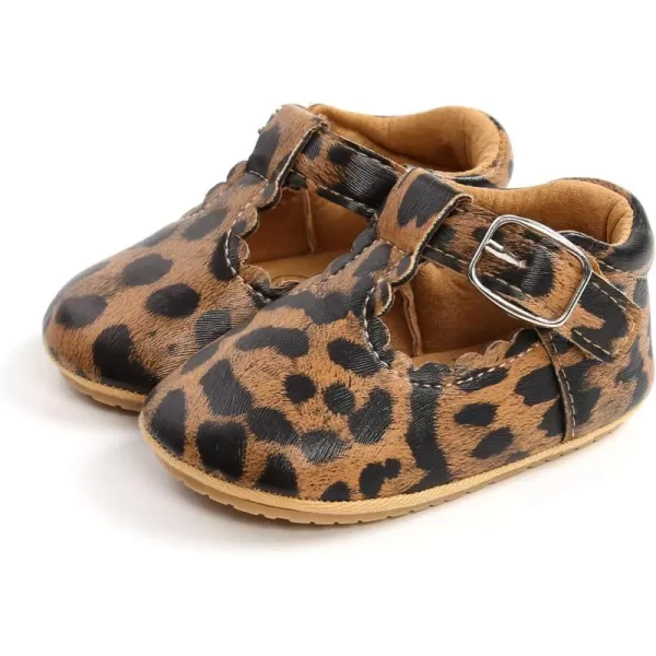 SOFMUO Baby Boys Girls High Top Ankle PU Leather Sneakers Soft Rubber Sole Infant Moccasins Newborn Oxford Loafers AntiSlip Toddler Wedding Uniform Dress ShoesA02Leopard