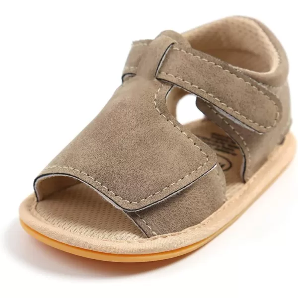 SOFMUO Baby Girl Sandals Bowknot Soft Infant Girls Princess Dress Summer Walking ShoesA01Grey