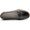 imageWomens Comfort Leather Loafers Casual Wild Driving Flats AntiCollision Moccasins Soft Daily Walking ShoesABlack