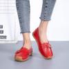 imageWomens Comfort Leather Loafers Casual Wild Driving Flats AntiCollision Moccasins Soft Daily Walking ShoesARed
