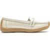 imageWomens Comfort Leather Loafers Casual Wild Driving Flats AntiCollision Moccasins Soft Daily Walking ShoesBBeige
