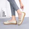 imageWomens Comfort Leather Loafers Casual Wild Driving Flats AntiCollision Moccasins Soft Daily Walking ShoesBBeige