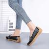 imageWomens Comfort Leather Loafers Casual Wild Driving Flats AntiCollision Moccasins Soft Daily Walking ShoesBBlack