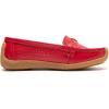 imageWomens Comfort Leather Loafers Casual Wild Driving Flats AntiCollision Moccasins Soft Daily Walking ShoesBRed