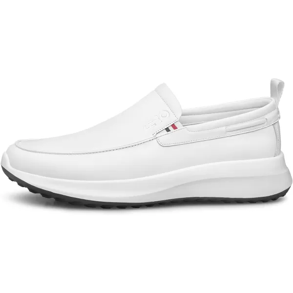 Loafers Mens Platform Sneakers Convenient to Put on and take Off R121822 AutumnWhite