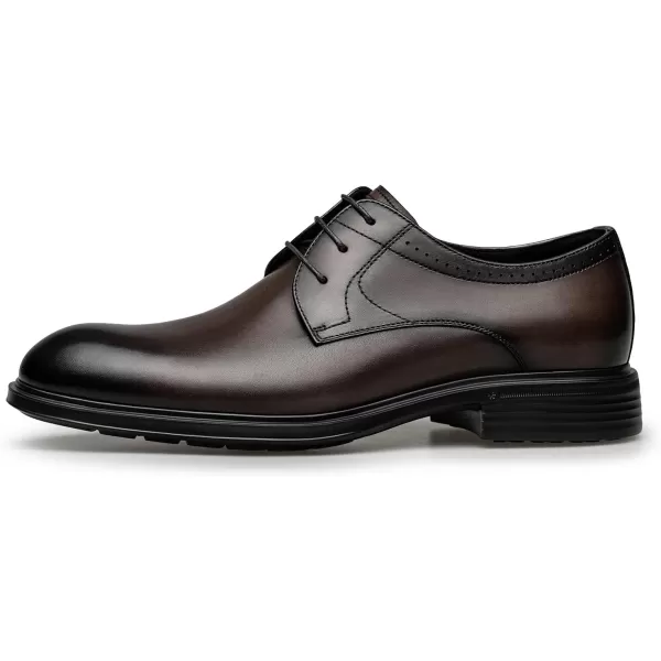 Mens Derby Dress Shoes Genuine Leather Oxford Shoes for Men XBF1870 24 SpringBrown